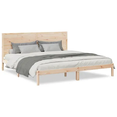 Produktbild von Massivholzbett Extra Lang ohne Matratze 180x210 cm