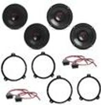 Produktbild von JBL Stage3 627 3 Ohm Lautsprecher Einbauset für E46 Limousine Coupé vorne hinten