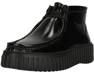 Produktbild von CLARKS Schnürboots Torhill Moss mit profilierter Laufsohle 1001Q Black Metallic 37,5