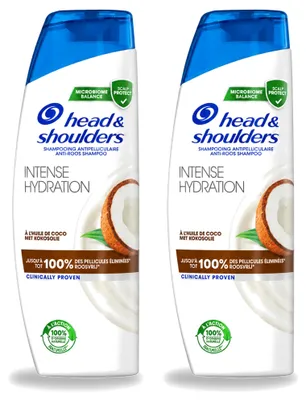 Produktbild von 2 x Head & Shoulders Anti-Schuppen Shampoo Intense Hydration mit Kokosöl 285 ml - Vorteilspackung - 2 Stücke