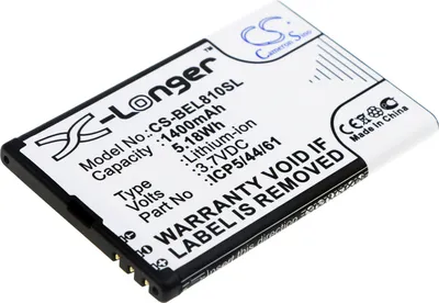 Immagine prodotto di TECHTEK Batteria compatibile con [Bea-fon] SL810, SL820 sostituisce ICP5/44/61