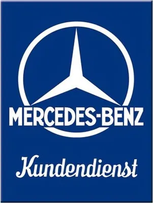 Produktbild von Nostalgic-Art - Magnet 6 x 8 cm - Mercedes-Benz - Kundendienst