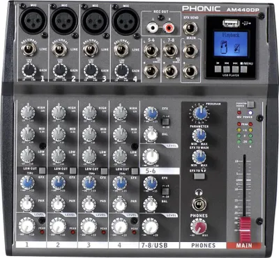 Zdjęcie produktu dla Phonic AM 440 DP, 4 kan., Szary
