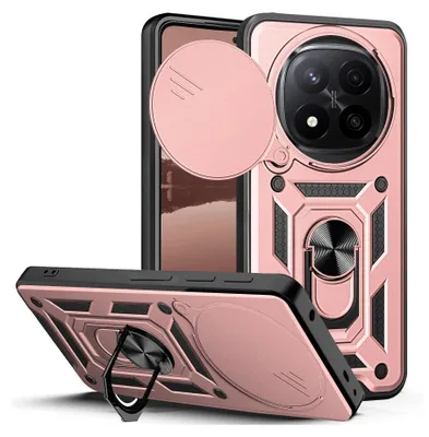 Produktbild von Armor Handyhülle für Xiaomi Redmi Note 14 Pro+ 5G Kameraschutz Handy Panzer Case Cover Schutzhülle Outdoor Farbe: Rosegold