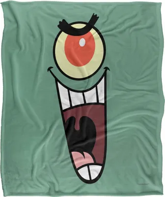 Obrázek produktu pro SpongeBob SquarePants - Deka na obličej, hedvábná, superměkká TV24077 (jedna velikost) (barevná)