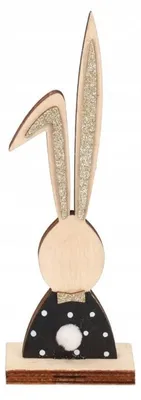 Produktbild von Dekorationsfigur Osterhase aus Holz, 15 cm