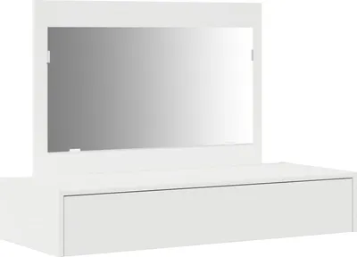 Produktbild von Möbel Schminktisch Wandmontage Weiß 100x40x70 cm - Schminktische 865208