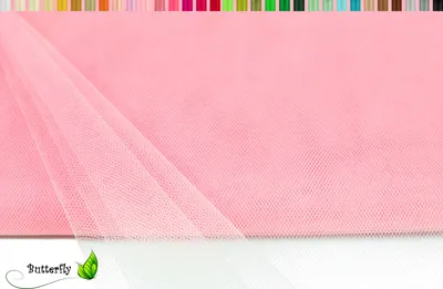 Produktbild von TÜLL Stoff 10m x 150cm, Farbauswahl:rosa 148
