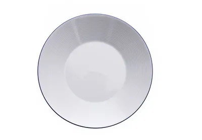 Zdjęcie produktu dla Thun 1794 Miska na kompot, 24 cm, Lea, niebieska linia, porcelana Thun