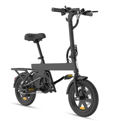 Image de Vélo électrique pliable B20, idéal pour la ville, batterie 36 V / 7,8 Ah, freins à disque avant et arrière, charge maximale supportée : 120 kg, couleur noire