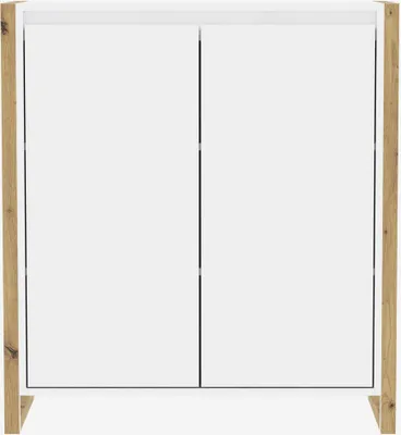 Immagine prodotto di Calicosy - Cassettiera a 2 ante L 80 cm - Decorazione legno chiaro