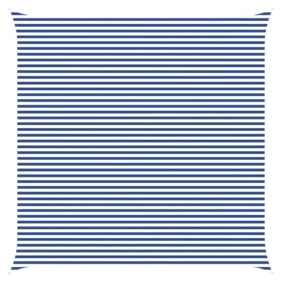 Obrázok produktu pre vidaXL Slnečná plachta, modrá a biela, 6 x 6 m, 100 % polyester Oxford