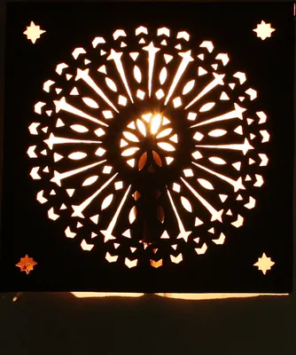 Produktbild von Orientalische Eisen Wandlampe EWL36