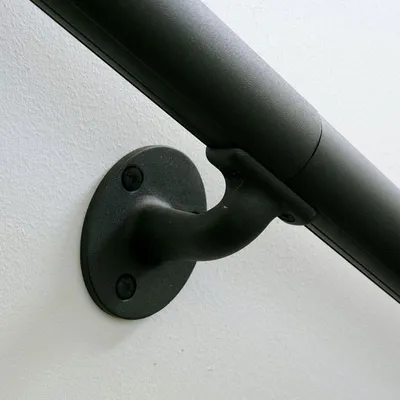 Produktbild von INOLINE- Stützen für Wandhandlauf, AluminiumFarbe schwarz