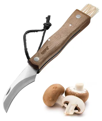 Produktbild von GEFU SILVA Pilzschneidegerät mit 2-in-1-Funktion und integrierter Bürste