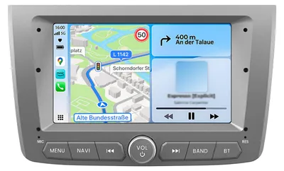 Produktbild von 7 Zoll 64GB Android Autoradio Für Alfa Romeo Mito 2008-2019 kabellos CarPlay Android Auto WiFi GPS Navi RDS DSP DAB+ BT