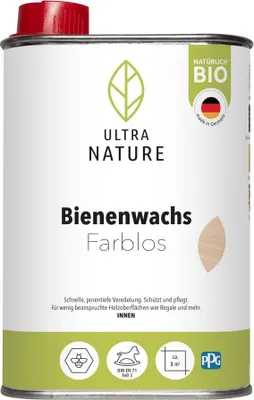 Produktbild von Ultra Nature Bienenwachs 250 ml farblos