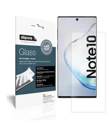 Produktbild von 2x Schutzfolie für Samsung Galaxy Note 10 5G matt - Anti-Shock 9H Folie dipos Glass Kunststoffglas