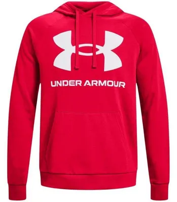 Immagine prodotto di Under Armour - Felpa con cappuccio "Rival" da uomo MR1103 (S) (rosso)
