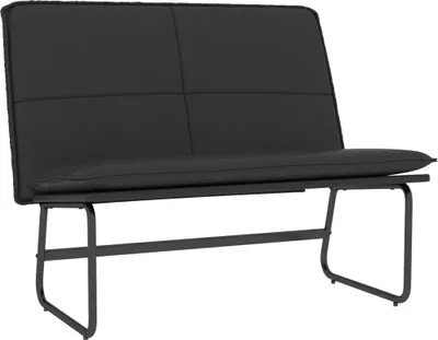 Obrázok produktu pre vidaXL Lavica čierna 100x75x76 cm Imitácia kože