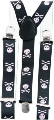 Produktbild von Halloween Totenkopf Hosenträger