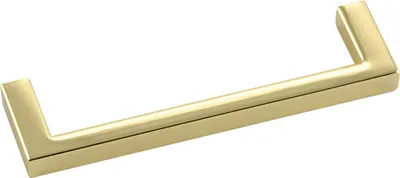 Produktbild von Schubladengriff Macha Möbelgriff B 104 mm, Griff ZN vermessingt poliert