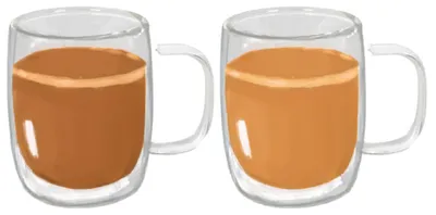 Produktbild von Kaffeeglaser - 2x - doppelwandig - 110 ml - Espressoglaser