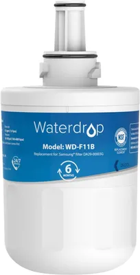 Zdjęcie produktu dla Filtr wody do lodówki Waterdrop DA29-00003G, zamiennik Samsung® AquaPure Plus DA29-00003G, DA29-00003B, DA29-00003A, DA97-06317A (1 szt.)