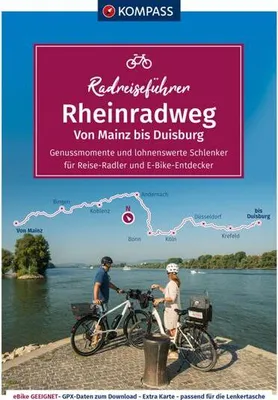 Zdjęcie produktu dla KOMPASS CycleTravelGuide Reński szlak rowerowy z Moguncji do Duisburga