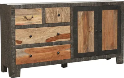 Sideboard TARIM Schubladenkommode aus Mango und Akazie 165 cm