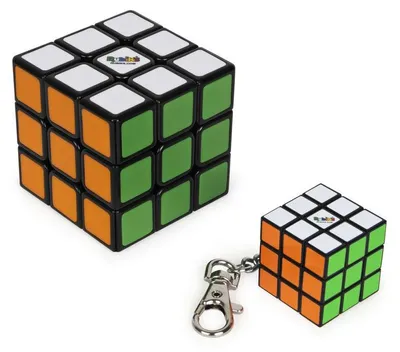 Productafbeelding van Rubiks kubus set klassiek 3x3 + sleutelhanger