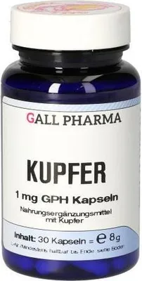 Obrázek produktu pro Měď 1 mg Gph Kapsle 30 ks