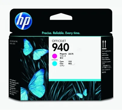 Produktbild von HP 940 Magenta and Cyan Original Printhead, Cyan, Magenta, 1 Stück(e)