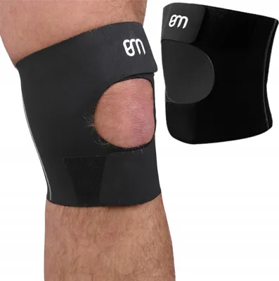 Produktbild von FIT4MED | Stabilizer Kniebandage - Schwarz - Umfang 35-47 Cm - Elastisch - Universell