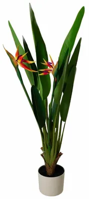 Produktbild von HOWHOMELY | Kunstpflanze im Topf - Pflanzen - 120 cm - grün - Dekopflanze - für Haus - Garten - Dekorativ