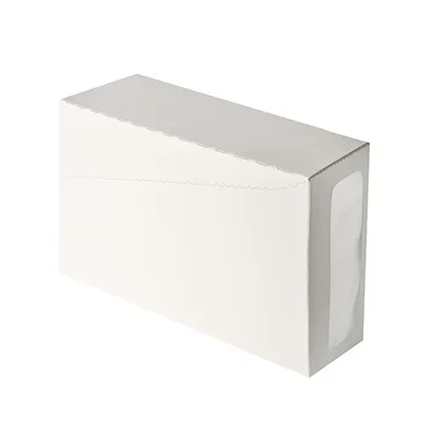 Produktbild von Papstar Airlaid Bestecktaschen, 40 x 33 cm, 1/8-Falz, weiß 5 x 100 Stück
