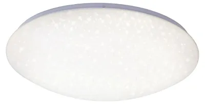Zdjęcie produktu dla Lampa sufitowa LED BRILONER VIPE, dekor gwiaździsty, neutralne białe światło, biały, 48 x 7 cm