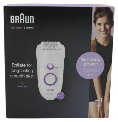 Produktbild von Braun Silk-épil 5 505 Power 28 tweezers Purple, White
