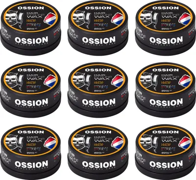 Produktbild von Ossion Barber Line Hair Styling Wax Ultra Strong 9x150 ml