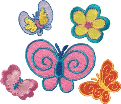 Produktbild von Mono Quick 16103 Create "Schmetterlinge" Bügelbild Patches