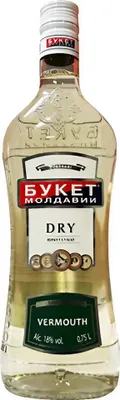 Produktbild von Buket Moldavii Wermutwein Dry Weißwein trocken 16% vol. 0,75L Vermouth Wein