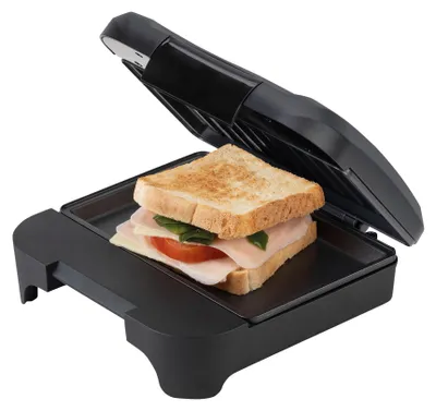 Doppel-Grill 750 W, 21x14 cm, Antihaftbeschichtung, PFOA-frei