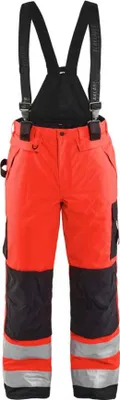 Produktbild von Blakläder High Vis Winterlatzhose 1885 1977 in div. Farben, Farbe:high vis rot/schwarz, Größe:56