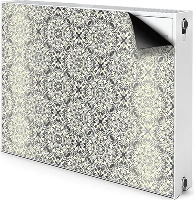 Produktbild von Magnet Heizkörper-Abdeckung Verkleidung Abdeckung Heizkörperabdeckung 90x60 cm  - Blumenmuster