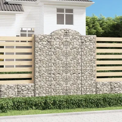 Immagine prodotto di VidaXL Gabbioni 3 pezzi a volta 200x50x220/240 cm in ferro