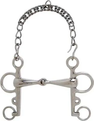Image de Sefton Pelham, modèle à articulation simple, embouchure épaisse, mors en argent, 12,5 cm. Mors en argent, 12,5 cm