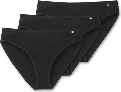 Produktbild von Schiesser Tai-Slip pants panty damen 3er-Pack 95/5 schwarz 46