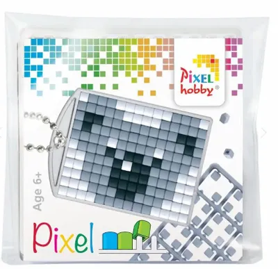 Produktbild von Pixel Bastelset Koala Schlüsselanhänger, 30x42x4 mm, für Kinder ab 8 Jahren, ohne Kleben oder Bügeln