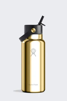 Image de Bouteille isotherme Hydro Flask de 946 ml avec paille