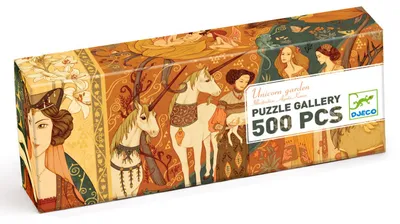 Immagine prodotto di Puzzle Galleria Giardino con unicorni, Djeco